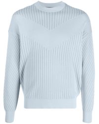 Emporio Armani - Chunky Ribbed-knit Jumper - Lyst