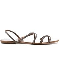 Pedro Garcia - Esme Crystal-Embellished-Strap Sandals - Lyst