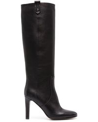 Golden Goose - 100Mm Helen Leather Tall Boots - Lyst