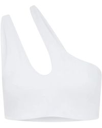Let's Swim - One-Shoulder Bikini Top - Lyst