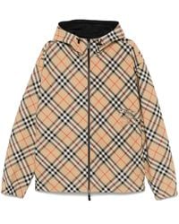 Burberry - Vintage Check-Pattern Reversible Jacket - Lyst