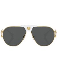 Versace - Gafas de sol Special Project con montura estilo piloto - Lyst