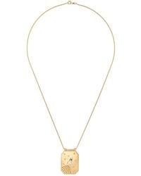 Marie Lichtenberg - 18Kt Love You Diamond And Sapphire Necklace - Lyst