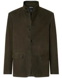 ZEGNA - Dark Secondskin Ii Conte Jacket - Lyst