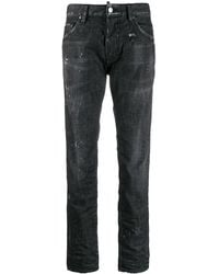 DSquared² - Vaqueros Rectos Con Efecto Envejecido - Lyst