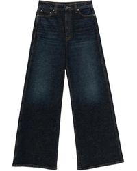 KHAITE - Jeans Dane A Gamba Ampia - Lyst