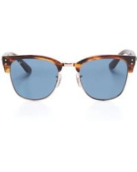 Ray-Ban - Clubmaster Reverse Quare-Frame Sunglasses - Lyst