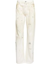 Helmut Lang - Jeans Mit Bemalter Optik - Lyst