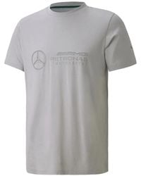 PUMA - Mapm Mercedes Logo-Detail T-Shirt - Lyst