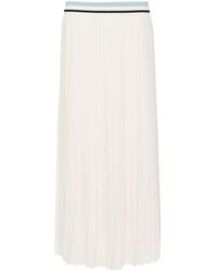 Moncler - Jupe mi-longue à design plissé - Lyst