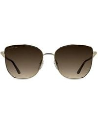 Lacoste - Lunettes De Soleil À Monture Géométrique - Lyst