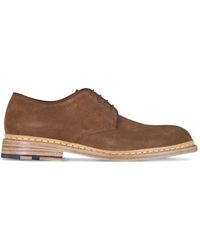 Heschung - Suede Lace-Up Shoes - Lyst