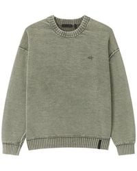 FIVE CM - Skeleton-Embroidered Distressed-Effect Sweater - Lyst