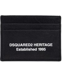 DSquared² - Heritage Leather Cardholder - Lyst