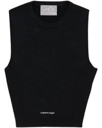 Balenciaga - Techwear Cropped Tank Top - Lyst