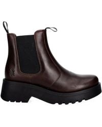 Fly London - Chunky-Sole Chelsea Boots - Lyst
