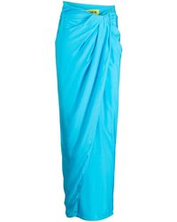 GAUGE81 - Paita Draped Silk Maxi Skirt - Lyst