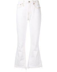 R13 Kick Fit Jeans - White