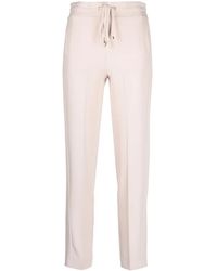Blumarine - Drawstring Slim-Fit Trousers - Lyst