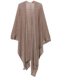 Missoni - Châle En Maille Côtelée Métallisée - Lyst