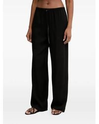 Trussardi - Drawstring Elasticated-Waist Trousers - Lyst