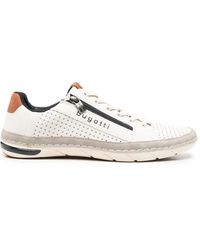 Bugatti - Perforated Side-Zip Sneakers - Lyst