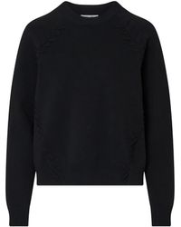 Liu Jo - Boxy Sweater With Braided Details - Lyst