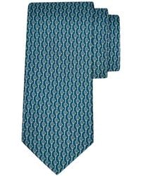 Ferragamo - Tennis Print Silk Tie - Lyst
