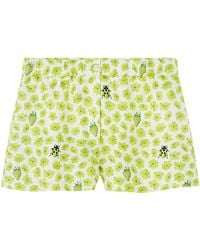 Versace - Silk Shorts - Lyst