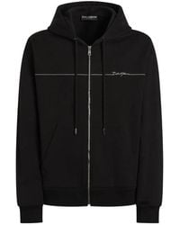 Dolce & Gabbana - Hoodie À Design En Coton - Lyst