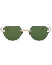 Lunetterie Generale - Grand Prix Geometric-Frame Sunglasses - Lyst