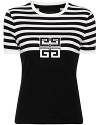 Givenchy - T-Shirt 4G aus Baumwoll-Jersey - Lyst
