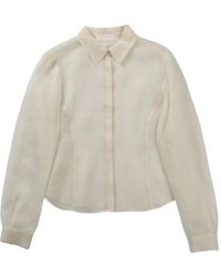 Amomento - Semi-Sheer Shirt - Lyst