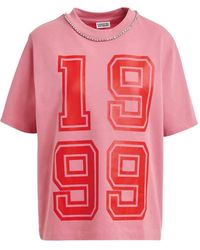 Essentiel Antwerp - Numeric-Print T-Shirt - Lyst