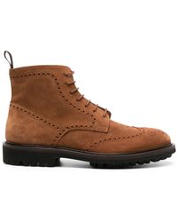 SCAROSSO - Thomas Suede Boots - Lyst