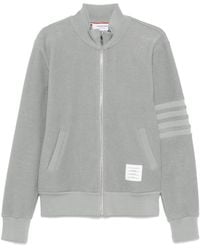 Thom Browne - 4-Bar Zip-Up Sweatshirt - Lyst