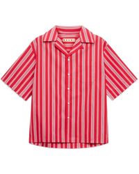 Marni - Striped Short-Sleeve Shirt - Lyst