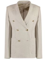 Max Mara - Vanadio Double-Breasted Blazer - Lyst