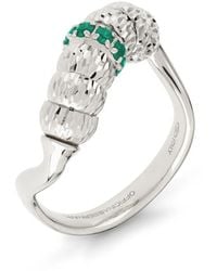 Officina Bernardi - 18Kt Enigma Emerald Ring - Lyst