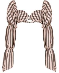 Amir Slama - Gestreepte Blouse - Lyst