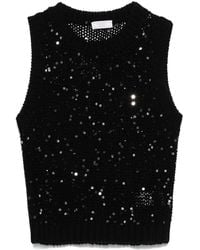 Peserico - Sequin-Embellished Top - Lyst