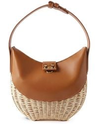 Rodo - Small Paris Wicker Leather Tote Bag - Lyst