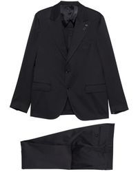 Lardini - Single-Breasted Cotton Suit - Lyst