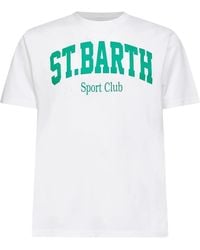 MC2 Saint Barth - Cotton Sport Club-Print Denver T-Shirt - Lyst