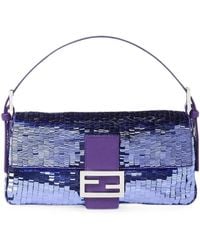 Fendi - Baguette 26424 Sequinned Bag - Lyst