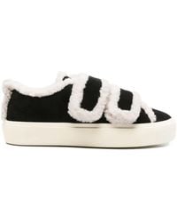 Inuikii - Shearling-Trimmed Strap Sneakers - Lyst