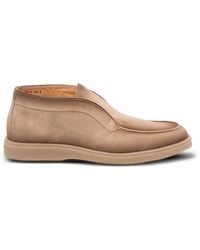 Santoni - Digits Round-Toe Suede Desert Boots - Lyst