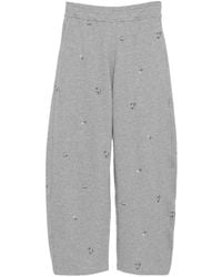 JNBY - Embroidered Track Pants - Lyst