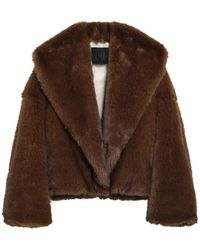 BB COUTURE - Veste Farrah En Fourrure Artificielle - Lyst
