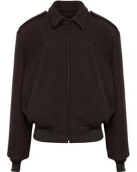 MM6 by Maison Margiela - Veste Bomber À Fermeture Zippée - Lyst